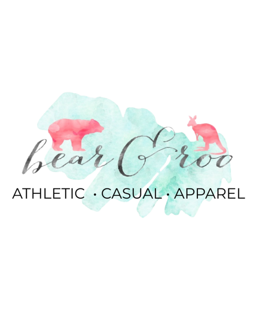 Bear and Roo logo — Canadian made-to-order activewear and casual wear for women
